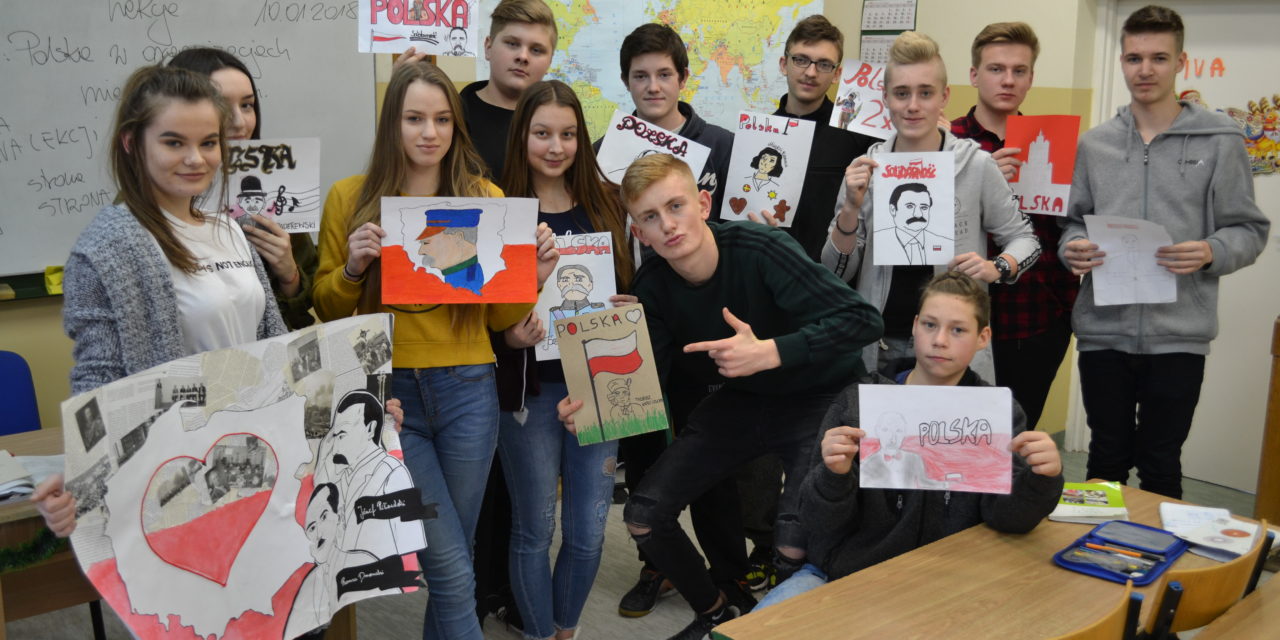 Niepodległa – Polska i jej bohaterowie na pracach uczniów z Suchego Dębu