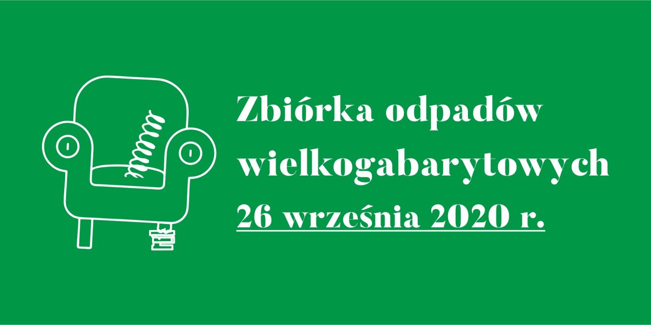 Miasto Pruszcz Gd. – zbiórka odpadów wielkogabarytowych 26 września 2020 r.